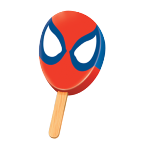 Amazing Spiderman-Inspired Ice Cream